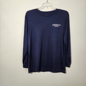 Navy Blue F.H. Davis Size XL long sleeve shirt good condition